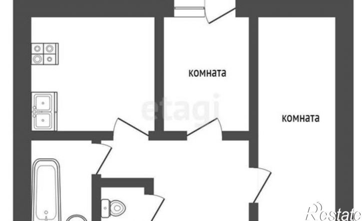 2-комн квартира ул Северная, 88а,  д. 88а