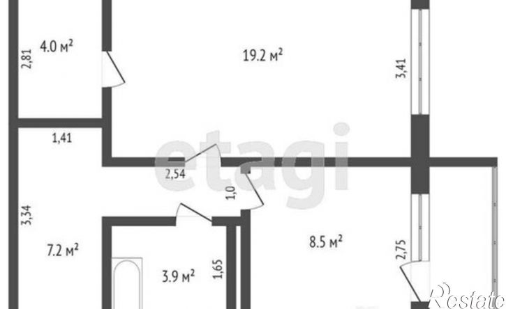 1-комн квартира улица Свободы, 164 к2,  д. 164 к2