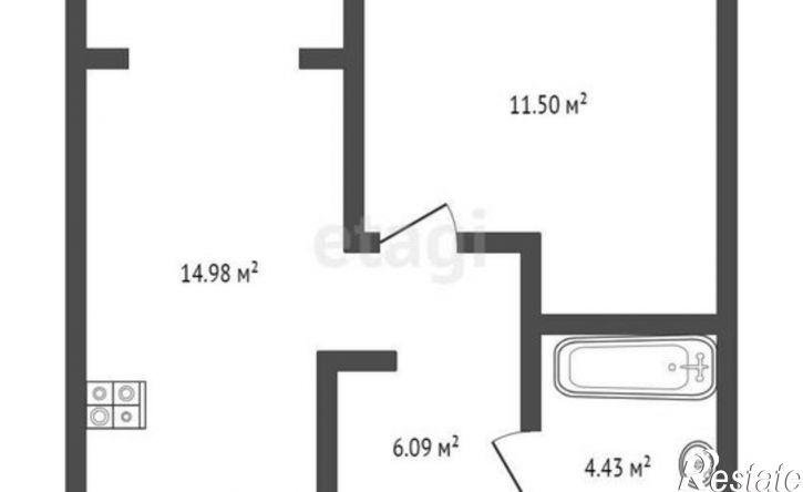 1-комн квартира ул Свободы, 240,  д. 240