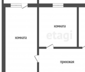 2-комн, 60кв м, этаж 2/3 ул Горького, 39