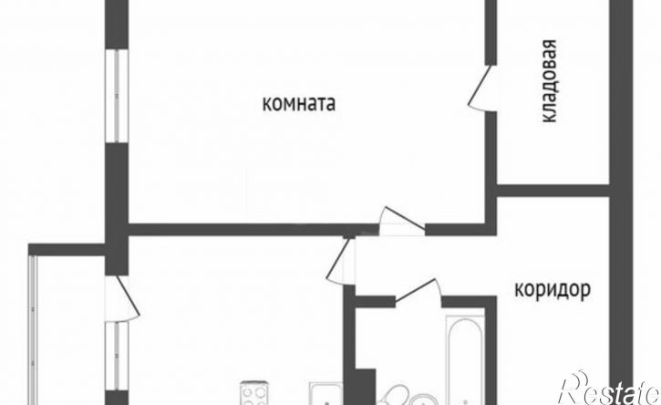 1-комн квартира улица Свободы, 164 к1,  д. 164 к1