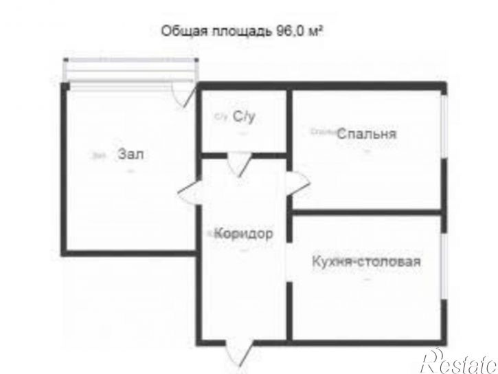 3-комн квартира улица Менделеева, 7А,  д. 7А