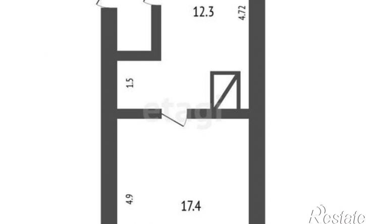 1-комн квартира Полевая улица, 13,  д. 13