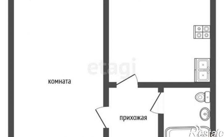 1-комн квартира улица Гроховского, 90,  д. 90