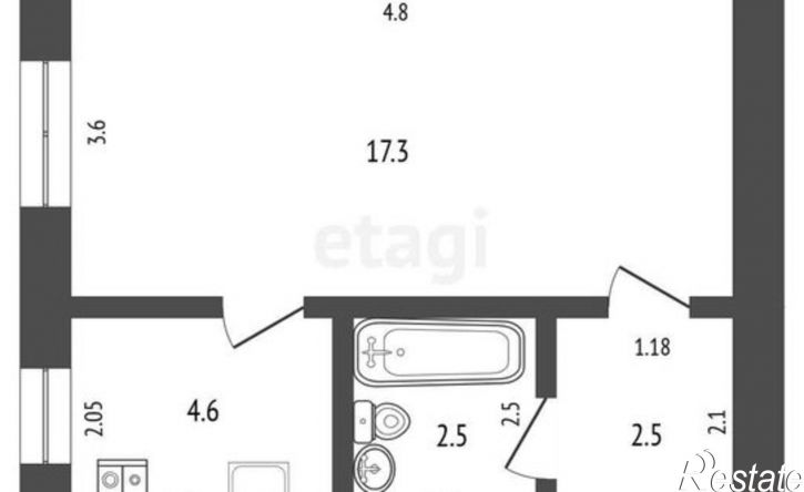 2-комн квартира ул Свердлова, 32,  д. 32
