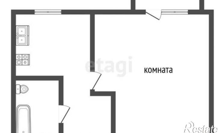 1-комн квартира ул Бахтиярова, 68,  д. 68