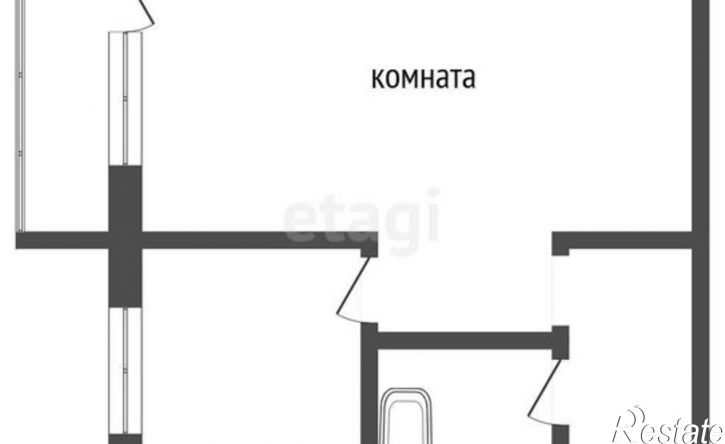 1-комн квартира улица Ленина, 35,  д. 35