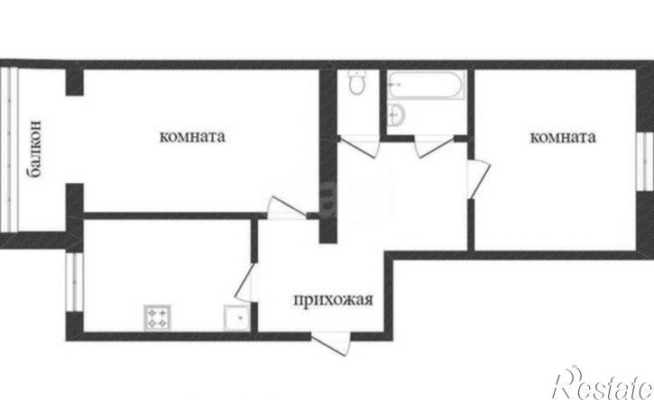 2-комн квартира улица Свободы, 185,  д. 185