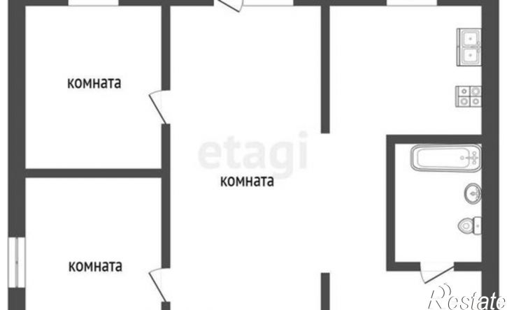 3-комн квартира улица Ленина, 35,  д. 35