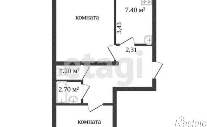 2-комн квартира ул Революции, 133,  д. 133