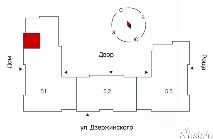 1-комн квартира в новом доме