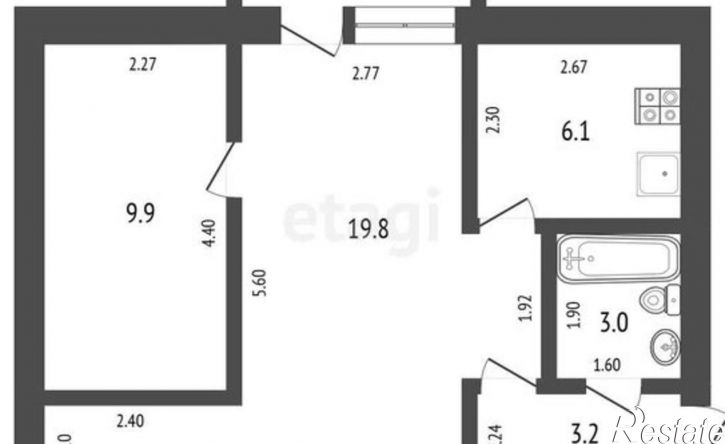 2-комн квартира ул Ленина, 35,  д. 35
