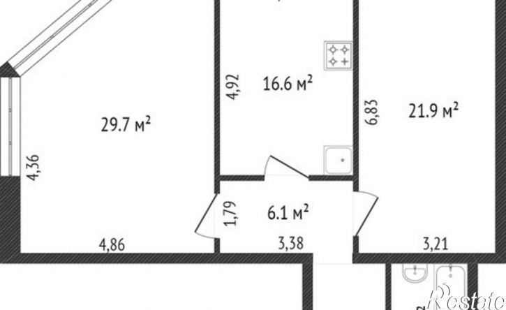 2-комн квартира ул Свободы, 59,  д. 59