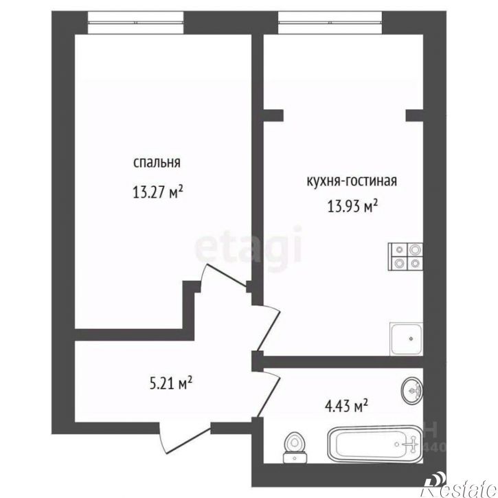 1-комн квартира ул Свободы, 238,  д. 238