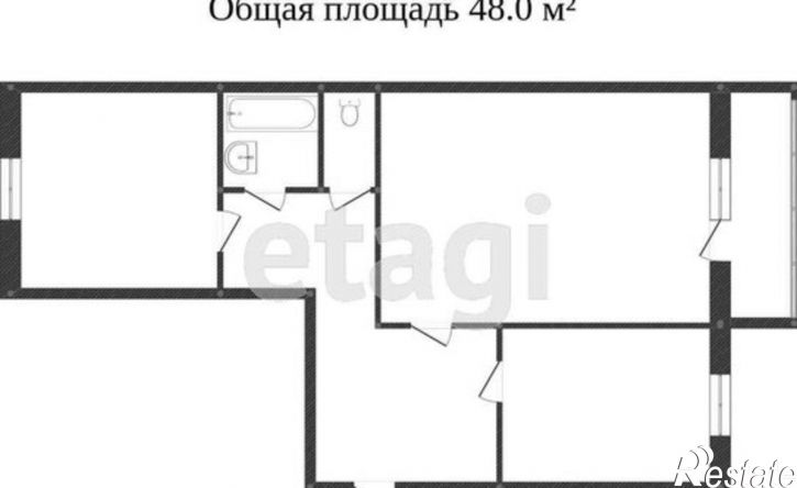 2-комн квартира ул Вокзальная, 20,  д. 20