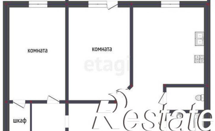 2-комн квартира Северная улица, 88Б,  д. 88Б