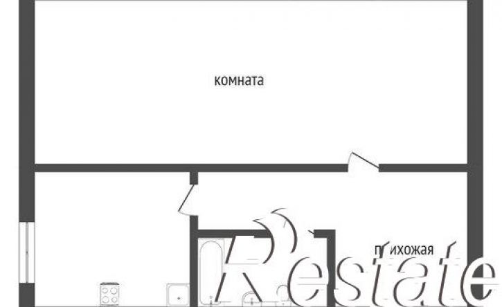 1-комн квартира улица Чапаева, 10,  д. 10