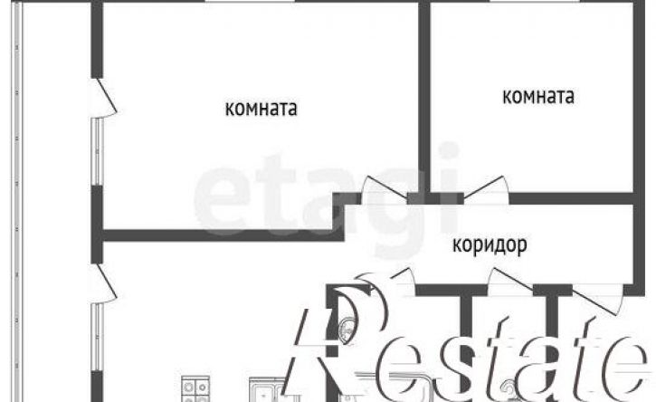 2-комн квартира улица Щорса, 2,  д. 2