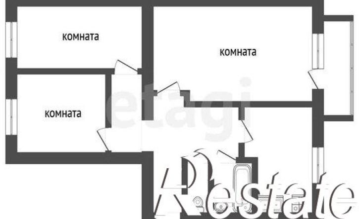 3-комн квартира Северная улица, 106А,  д. 106А