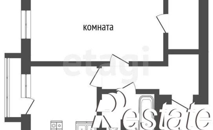 1-комн квартира улица Свободы, 164 к3,  д. 164 к3